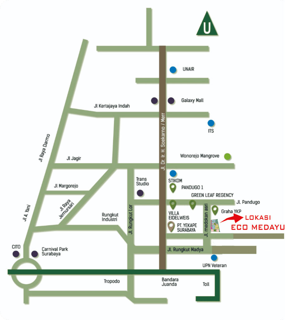 Map Lokasi Eco Medayu
