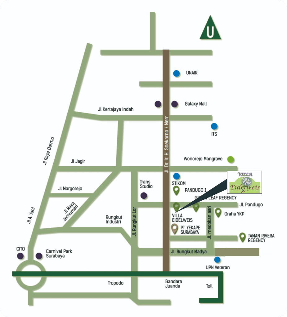 Map Lokasi Villa Eidelweis