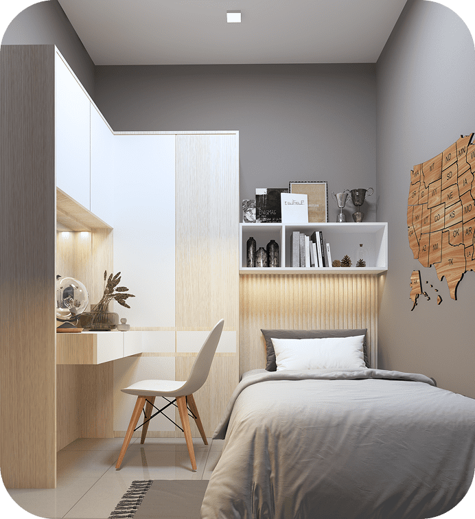 Kamar Tidur Tipe 24