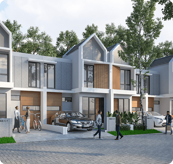 Desain rumah modern PT Yekape